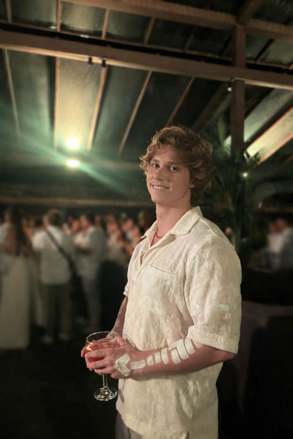 Portrait of Lars on a balcony